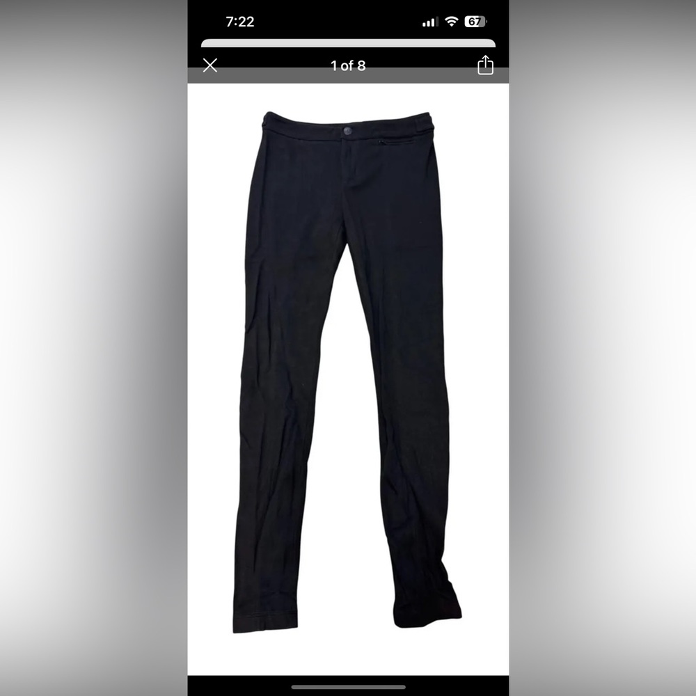 Vince Ponte Knit Pants slim‎ leg career black size 2